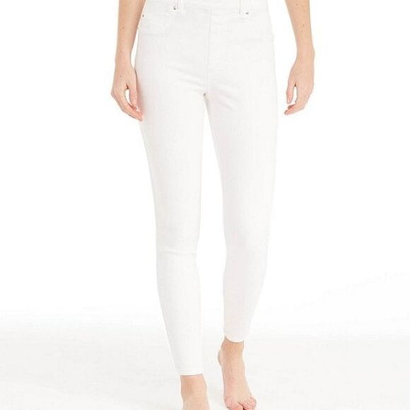 🐢 Spanx Jeggings Denim Leggings XS in White - Picture 3 of 7